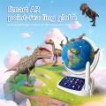 AR Globe for Kids Education Talking Interactive Globe Early Childhood Learning Built-in Constellation Light Globe. 