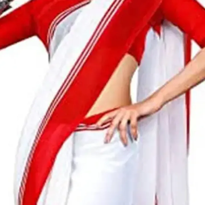 White%20And%20Red%20Combination%20Color%2012%20Hand%20Half%20Silk%20High%20Quality%20Comfortable%20Saree%20With%20Gold%20Border%20-%20Timeless%20Elegance%20for%20Women%20-%20Image%204