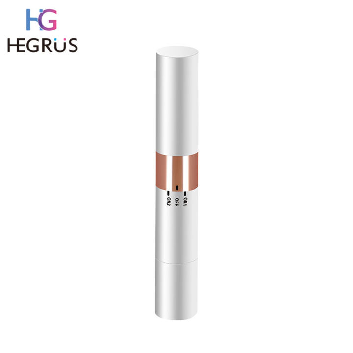 【Heartbeat Girl Store】(NEW) 2 in 1 Electric Eyebrow Trimmer Mini Hair Remover Shaver Mini Epilator Eyebrow Razor USB Rechargeable Portable Body Hair Remover Arms Leg Bikini Trimmer for Men and Women