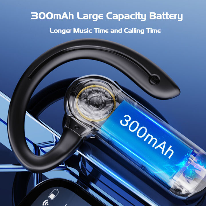 VAORLO%20Bluetooth%20Business%20Headset%20Air%20Conduction%20Wireless%20Earphones%20Ear-hook%20Waterproof%20Headphone%20Digital%20Display%20Sports%20Headset%20HiFi%20Music%20Noise%20Cancelling%20With%20Mic%20Large%20Capacity%20-%20Image%205