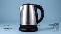 Kiam Electric Kettle Stainless Steel 2.8 Ltr -228.