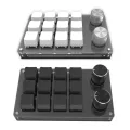 Programming Macro Custom Knob Keyboard RGB 3/6/12 Key Copy Paste Mini Button Photoshop Gaming Keypad Mechanical Hotswap Macropad. 