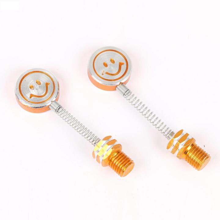 Emoji Screw Looking Glass For Bike / Motorcycle screw emoji doll Smile Toys- golden