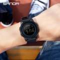 Super Slim Sanda Sport Watch Men Brand Luxury Electronic LED Digital Wrist Watches.