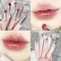 Jelly Lipstick Moisturizing Mirror Water Light Solid Lip Gloss Glass Tea Red Orange Lipstick Tint Makeup Cosmetics.