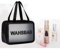 Multiplex Medium Cosmetic Bag Case Portable Matte Travel Toiletry Bags Clear PVC Makeup Pouch Handbag Organizer for Men and Women with Zipper for Traveling Business Trip Home Tidy (10"*6*4"). 