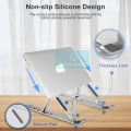 DoomHot Lap-top Stands Foldable Aluminium Lap-tops Stand Portable 6-Level Height Adjustable Holder Notebook Stand Air Flow Cooling Ergonomic Design Stands for 10 -15.6 Inch PC Computer Accessories. 