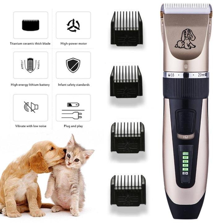 New Profeional Pet Dog Hair Trimmer Animal Grooming Clipper Cat Cutter Machine haver Electric cior Clipper