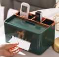 Tissue Box Cover,Tissue Box Cover Rectangle,Multifunctional Tissue Box Organizer,Decorative Tissue Box Holder,Tissue Box Holder with Storage,Modern Tissue Box Cover,for Living Room,Office.