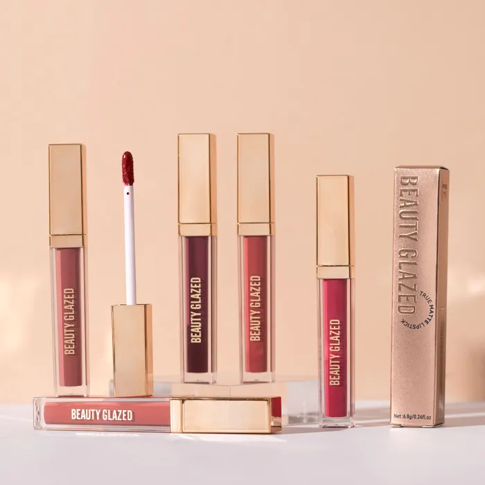 BEAUTY%20GLAZED%20True%20Matte%20Liquid%20Lipstick--#102%20-%20Bold%20Honey%20-%20Image%203
