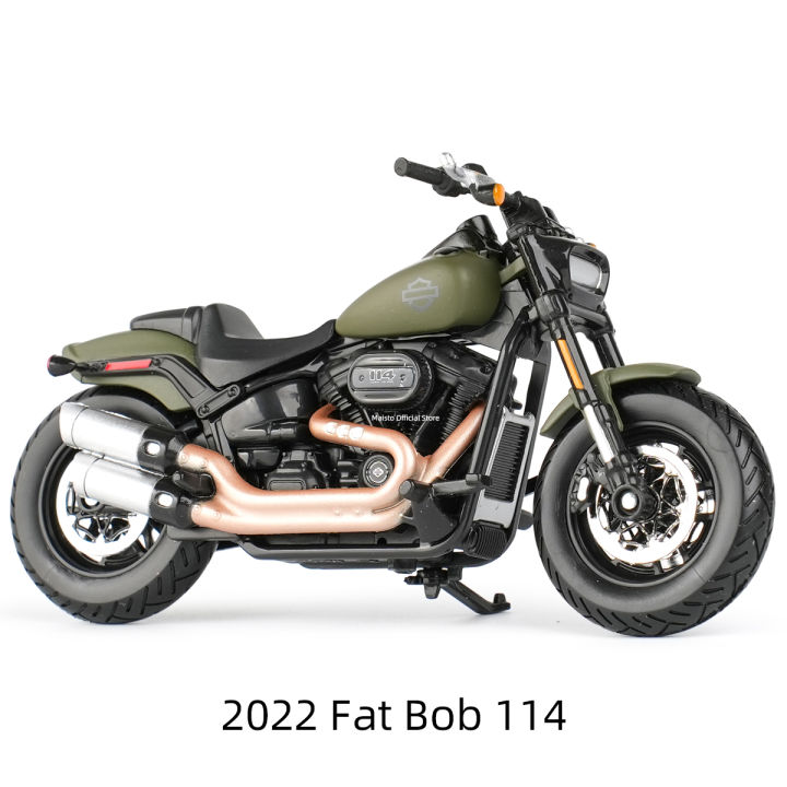 Maisto%201:18%20Harley-Davidson%202022%20Fat%20Bob%20114%20Die%20Cast%20Vehicles%20Collectible%20Hobbies%20Motorcycle%20Model%20Toys%20BunnyGarden%20-%20Image%207