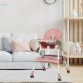 Baby High Chair Widen Seat Portable Highchair for Napping Feeding Relaxation. 