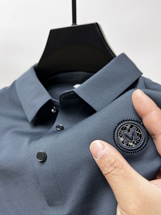 High%20end%20fashion%20M%20letter%20embroidered%20short%20sleeve%20polo%20shirt%20for%20men%202023%20summer%20ice%20silk%20breathable%20T-shirt%20for%20men%20casual%20top%20-%20Image%202