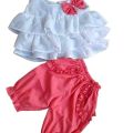Cotton baby girl fashionable dress Eid collection for 1- 5 yeas babys.