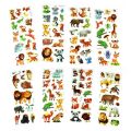 3D cartoon anime sticker for kids 5 packet/5 pata notebook diy scrapbook laptop fridge sticker ben10 spiderman doraemon animal dinosaur colorful design. 