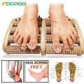Wooden Foot Roller Wood Care Massage Reflexology Muscle Relax Relief Massager Spa Gift Anti Cellulite Foot Massager Care Tools. 