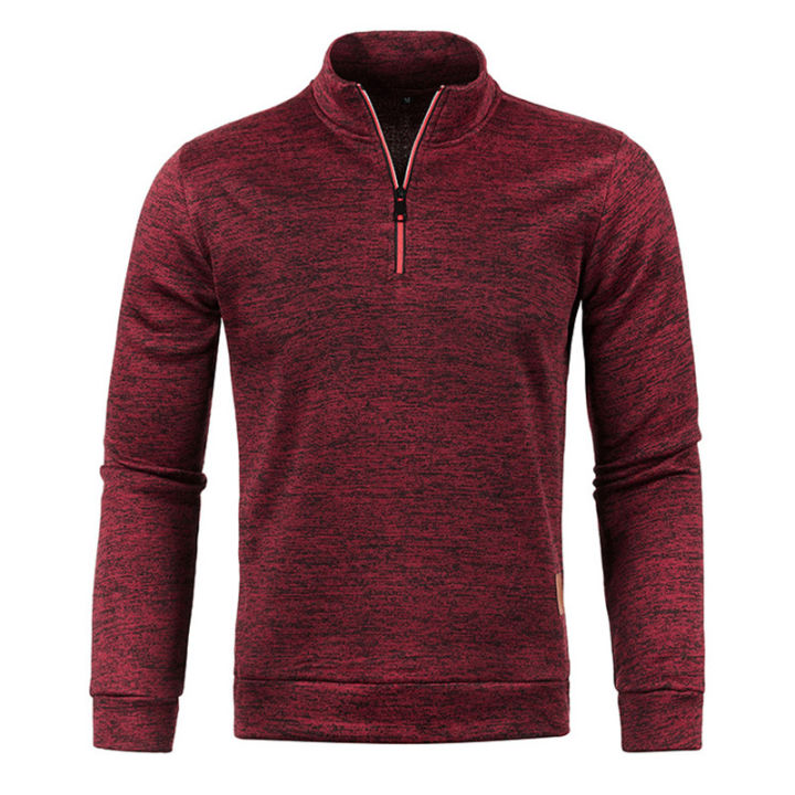 Winter%20Men's%20Fleece%20Thicker%20Sweater%20Coat%20Half%20Zipper%20Turtleneck%20Warm%20Pullover%20Quality%20Male%20Slim%20Knitted%20Wool%20Sweaters%204XL%20-%20Image%202