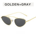 Sexy Cat Eye Sunglasses Women Vintage Triangle Metal Sun Glasses Y2K Fashion Triangle Small Frame Glasses Hot Girl Sunglasses.