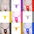 4 Pieces Men’s FrontHole Underwear Panties Without Trace T-shaped Back pants Micro Thongs Underpants Lingerie Stylish & Fashionable Seductive T-Back Panties For Mans From Shilpiana By (Red, Black, White, Blue, Golden, Silver- Free Size). 