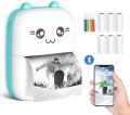 Mini Thermal Printer Photo Note Sticker Printing Bluetooth Wiressless Printer for IOS Androd Phone No Need Ink in 57mm. 
