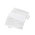 Kitchen Refrigerator Storage Box Sealed Food Organizer Ginger Garlic Onion Container with Removable Drain Plate.