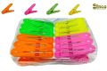 12pcs Multicolor Plastic Cloth Clips for Tie Dyeing - Garment Clips. 