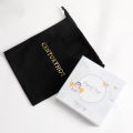 High Quality Black cotton drawstring pouch Cotton Canvas Drawstring Bag Personalized Dust Bag With Custom logo. 