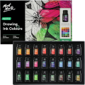 Mont Marte Signature Drawing Ink Set 24pc x 7ml. 