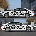 LI 1 Pair D-2357 Car Side Stickers Tattoo Decoration Fade Resistant Colored Camouflage Look Styling Decals. 