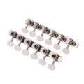 6R6L 12 String Acoustic Guitar Tuning Key Peg Tuner Machine Head String Tuner Button. 