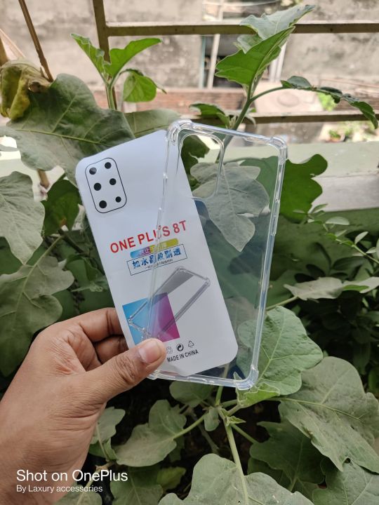 One Plus 8T Transparent Back Cover