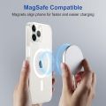 For Apple iPhone 11 Pro Max MagSafe Compatible Shockproof Transparent Slim Fit Wireless Charging supported Frosted Border Phone Back Case Mobile Cover. 