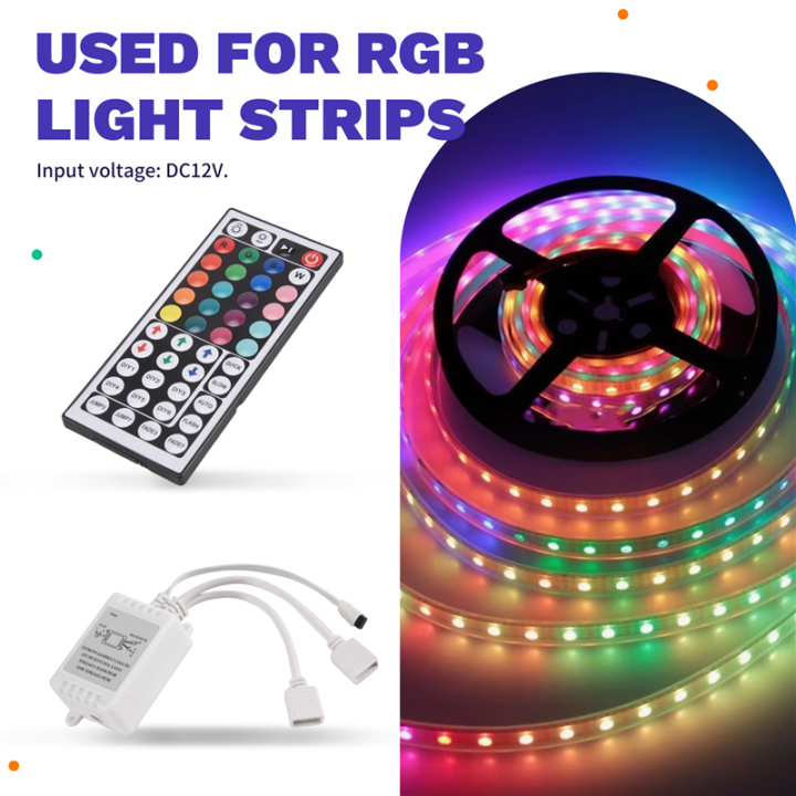 RGB%20LED%20Controller+44%20Keys%20Remote%20Control%20RGB%20Control%20Box%20IR%20Light%20Strip%20Controller%20DC12V%20for%202835%205050%20RGB%20Light%20Strip%20-%20Image%207