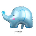 Jungle Cartoon Animal Balloons Elephant Foil Balloons Baby Boys Girls Birthday Party Decorations Baby Shower Kids Helium Balloon. 