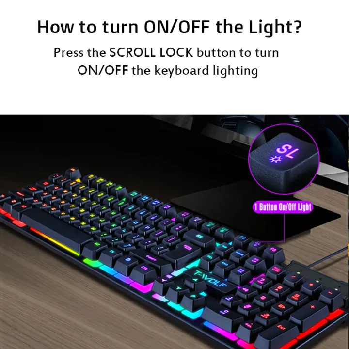 Rgb%20Keyboard%20Backlit%20Gaming%20Keyboard%20Twolf%20T20%20Rgb%20Lighting%20-%20Illuminate%20Your%20Gaming%20Setup%20With%20Vibrant%20Colors%20-%20Image%203