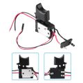 DC 7.2 V - 24 V 16A Electric Drill Control Switch Cordless Trigger Switch with Small Light for Power Tool.