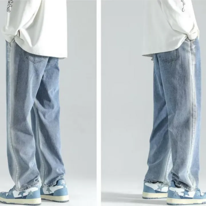 Y2k%20Baggy%20Men's%20Jeans%20for%20Men%20Pants%20Clothing%20Ropa%20Pantalones%20Hombre%20Vaqueros%20Cal%C3%A7a%20Masculina%20Summer%20Streetwear%20Elastic%20Waist%20-%20Image%204