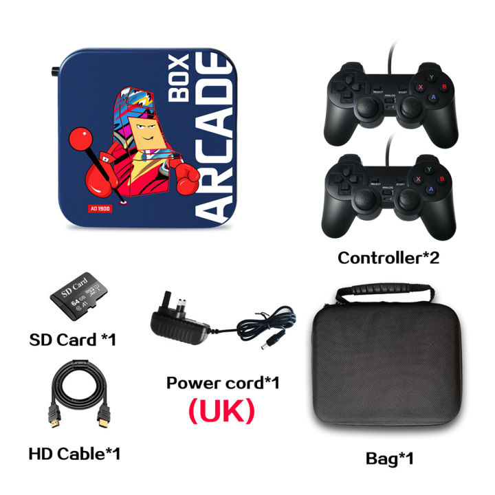 1%20pcs%20Arcade%20Box%20Classic%20Retro%20Game%20Console%20for%20PS1/DC%20Built-in%2033000%20Games%2064GB%20Mini%20Video%20Game%20Super%20Console%204K%20HD%20Display%20on%20TV%20with%20Portability%20-%20Image%202