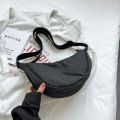 U home fitting room with the same style female crossbody bag Xiaohongshu nylon dumpling bag student shoulder bag cloth bag factory supply.