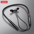 Lenovo he05x Sports Magnetic Wireless Earphone-Black(null). 