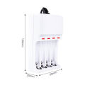DoublePow Battery Charger: Charge AA, AAA, and 9V Batteries - Versatile Solution for Your Rechargeable Battery Needs. 