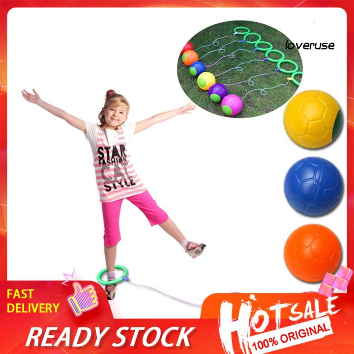 YZWJ✰Funny Children Kids Ankle Skip Ball Hop Jumping Playground Exercise Toy Game