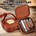 8-in-1 Manicure and Pedicure Premium Stainless Steel Grooming Kit – Portable Nail Care Set with Elegant Travel Storage Case.