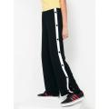 Wide Trousers with Buttons For Girls. 