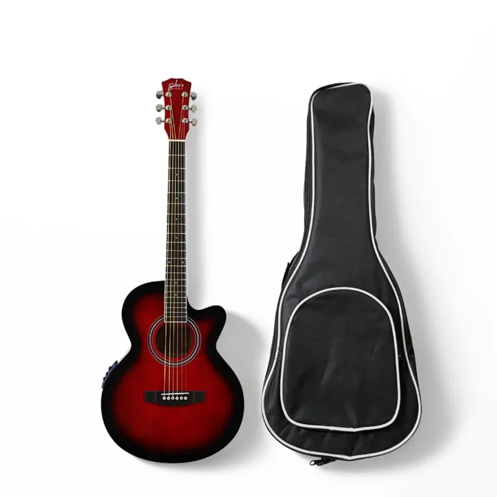 TGM%20%20Acoustic%20Guitar%20-%20Maroon%20-%20Image%202