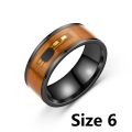 2023 New Fashion NFC Smart Finger Ring Intelligent Wearable Connect Android Phone Technology Equipment Ring Jewelry Gift.
