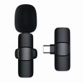 K8 Wireless Lavalier Microphone for Type-C Devices, PC, Gaming, Live Streaming & Mobile, Professional Lapel Mic with Noise Reduction. 