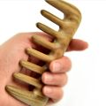 【The Edge of Beauty】New Wide Tooth Comb Natural Wood for Curly Hair. 