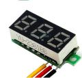 0.28" LED DC 0-100V Red Voltmeter Digital Display Voltage VOLT METER 12V 24V.