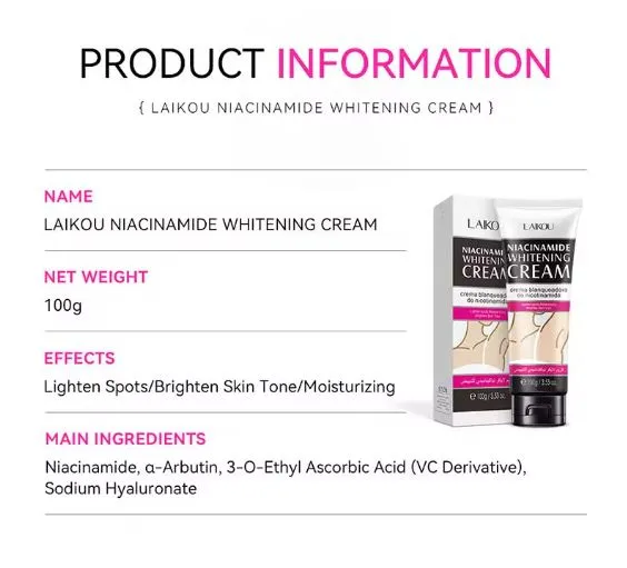 LAIKOU%20Niacinamide%20Whitening%20Lighten%20Spots,%20Moisture%20Cream-%20100g%20-%20Image%203